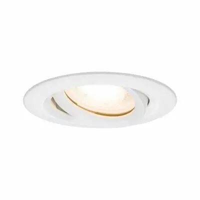 Encastr�s LED Nova IP65 rond 7 W GU10 blanc Kit unitaire orientable (92897)
