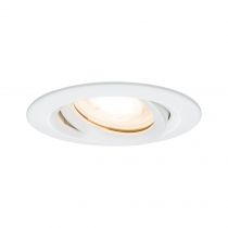 Encastrés LED Nova IP65 rond 7 W GU10 blanc Kit unitaire orientable (92897)