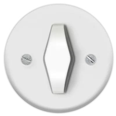 Enjoliveur blanc + poign�e BTA blanche (DSR 00-01-2-01-0-0-00)