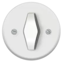 Enjoliveur blanc + poignée BTA blanche (DSR 00-01-2-01-0-0-00)