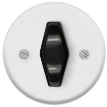 Enjoliveur blanc + poignée BTA noire (DSR 00-01-2-02-0-0-00)