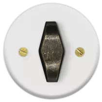 Enjoliveur blanc + poignée patinée BTA (DSR 00-01-2-03-0-0-00)