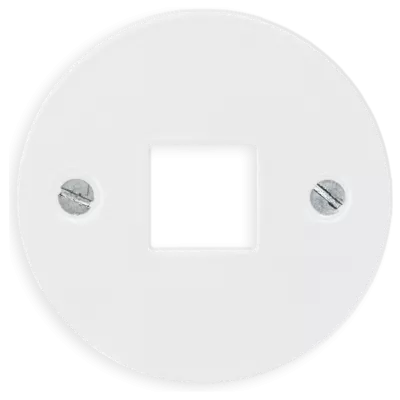 Enjoliveur Cache HDMI, USB, TV, SAT blanc (DSR 00-91-0-00-0-0-00)