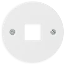 Enjoliveur Cache HDMI, USB, TV, SAT blanc (DSR 00-91-0-00-0-0-00)