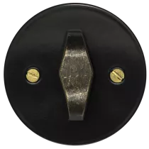 Enjoliveur noir + poignée patinée BTA (DSR 00-02-2-03-0-0-00)