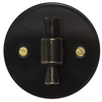 Enjoliveur noir + poignée patinée OBZ (DSR 00-02-1-03-0-0-00)