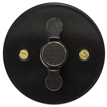 Enjoliveur noir + poignée patinée ZLN (DSR 00-02-3-03-0-0-00)