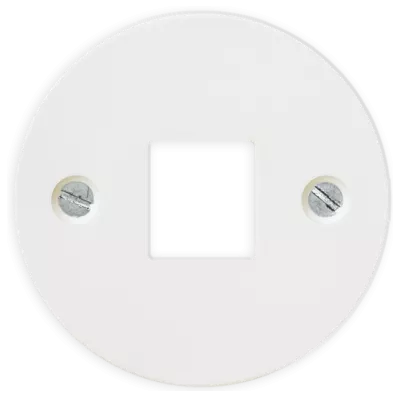 Enjoliveur Simple RJ45 blanc (DSR 00-93-0-00-0-0-00)