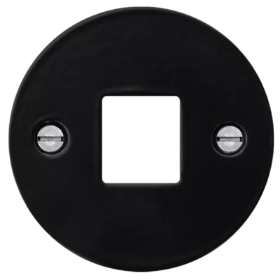 Enjoliveur Simple RJ45 noir (DSR 00-94-0-00-0-0-00)