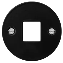 Enjoliveur Simple RJ45 noir (DSR 00-94-0-00-0-0-00)