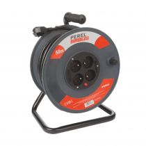 ENROULEUR 50 m - 3G1.5 - 4 PRISES (ECR50N3)