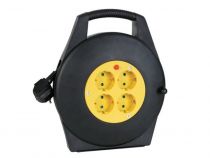 Enrouleur de câble 10 m - 3g1.5 - 4 prises (ECR10-G)