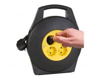 Enrouleur de câble 10 m - 3g1.5 - 4 prises (ECR10-G)