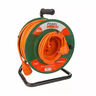 Enrouleur De C�ble Pour Jardin 50 M - 3G1.5 Schuko (EGCR50N2-G)