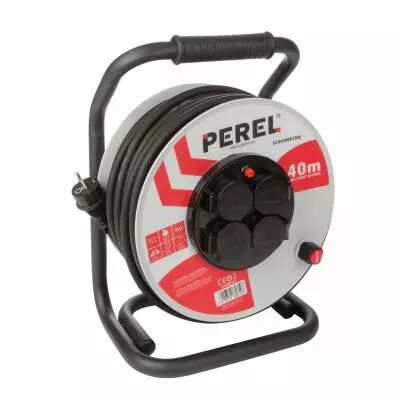 ENROULEUR PROFESSIONNEL N�OPR�NE - 40 m - 3G2.5 - 4 PRISES (ECR40NP25N)