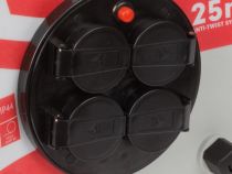 ENROULEUR PROFESSIONNEL NÉOPRÈNE - 40 m - 3G2.5 - 4 PRISES (ECR40NP25N)