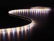 ENSEMBLE DE FLEXIBLE LED, CONTRÔLEUR ET ALIMENTATION - 300 LED - 5 m - 12 VCC - BLANC CHAUD & BLANC NEUTRE