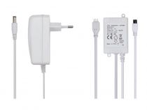 ENSEMBLE DE FLEXIBLE LED, CONTRÔLEUR ET ALIMENTATION - 300 LED - 5 m - 12 VCC - BLANC CHAUD & BLANC NEUTRE
