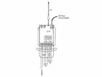 Ensemble r&eacute;cepteur sans fil + 2 &eacute;metteurs, utilisation ext&eacute;rieure (UNI2172)