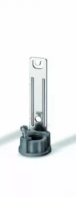Equerre m�tallique, hauteur totale �querre/ mont�: 85mm,clipsable sur douille E14 pour fausses bougies ou fourreaux de d�coratio