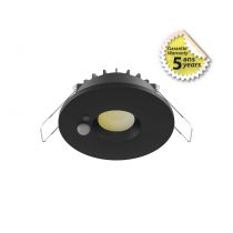 ESA SPOT LED 6W CCT 2700/3000/4000K NOIR + DETECT IR DIM 50000H 5ANS (100620)