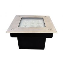 ETNA CARRE SPOT ENCASTRABLE SOL 9W 3000K IP67 INOX 316L (70642)