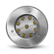 ETNA SPOT ENCASTRABLE DIAM 165MM 9W 4000K IP67 INOX 316L (677932)