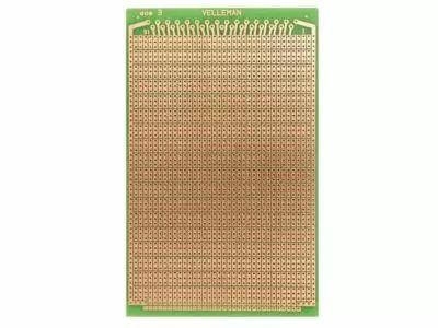 Euro card pastille 3 trous - 100x160mm - fr4 (1pc/bl) (ECS3)
