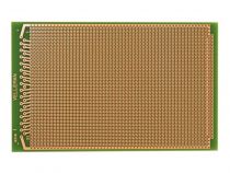 Eurocard pastille 1 trou - 100x160mm - fr4 (1pc/bl) (ECS1)