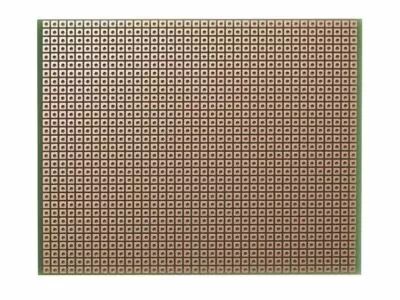 Eurocard pastille 1 trou -100x80mm - fr4 (1pc/bl) (ECS1/2)