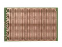 Eurocard pastille 2 trous - 100x160mm - fr4 (1pc/bl) (ECS2)