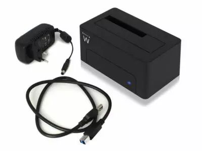 EWENT - STATION D\'ACCUEIL USB 3.1 Gen1 (USB 3.0) POUR HDD / SSD SATA 2.5\  ET 3.5\  (EM7012)