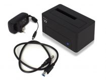 EWENT - STATION D\'ACCUEIL USB 3.1 Gen1 (USB 3.0) POUR HDD / SSD SATA 2.5\  ET 3.5\  (EM7012)