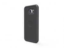 Exelium - Magnetized Protective Case For Wireless Charging - Samsung® Galaxy S6 - Black (UPMSS6/B)