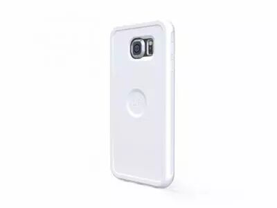 Exelium - Magnetized Protective Case For Wireless Charging - Samsung� Galaxy S6 - White (UPMSS6/W)