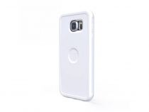 Exelium - Magnetized Protective Case For Wireless Charging - Samsung® Galaxy S6 - White (UPMSS6/W)