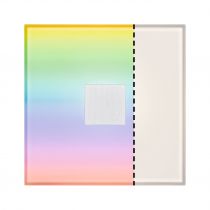 Extension LumiTiles Square 10x10cm 1x0,75W RGBW blanc Plastique/Alu (78414)