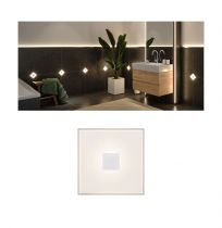 Extension LumiTiles Square 10x10cm 1x0,8W 2700K 12V Blanc Syn/Alu (78400)