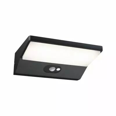 Ext�rieur solaire Wall Lamp 3W IP44 3000K Alu avec d�tecteur de mouvement (94335)