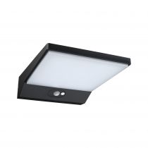 Extérieur solaire Wall Lamp 5W IP44 3000K Alu avec détecteur de mouvement (94334)