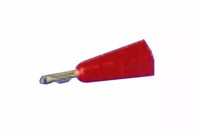 Fiche banane 2mm rouge