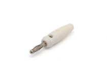 Fiche banane 4mm - blanc (CM19W)