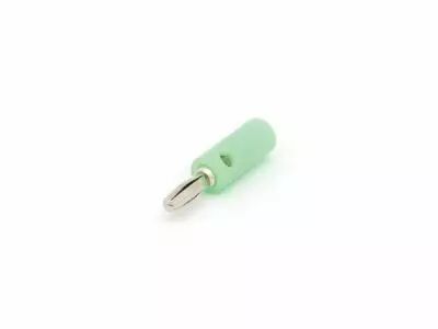 Fiche banane a souder + trou - vert (CM2G)