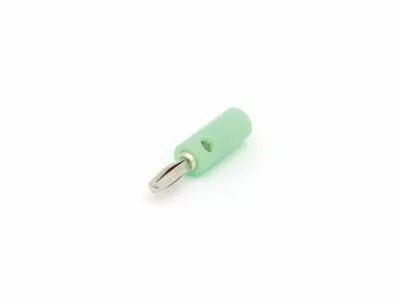 Fiche banane a souder + trou - vert (CM2G)