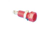 Fiche banane chassis isole 2mm rouge