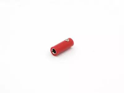 Fiche banane femelle a visser - rouge (CM28R)