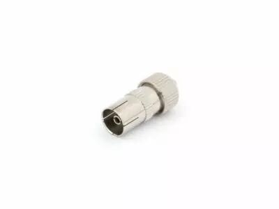 Fiche coax femelle tv 9.5mm/2.3mm metallique (CV006)