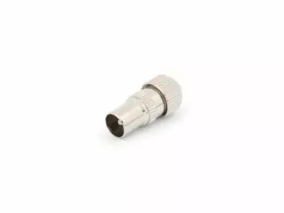 Fiche coax male tv 9.5mm/2.3mm metallique (CV005)