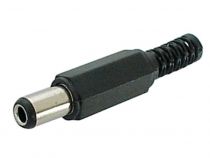 Fiche d alimentation male 2.1 x 5.5 x 9.5mm plastique (CD003)