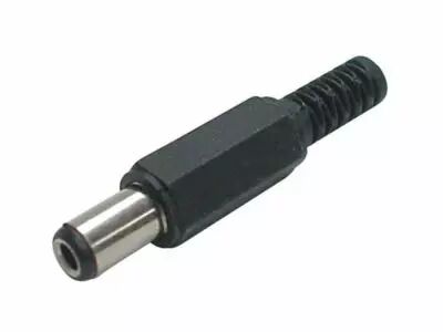 Fiche d alimentation male 2.5 x 5.5 x 9.5mm plastique (CD010)